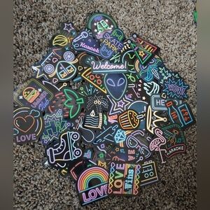 Multicolor 50 Mystery Stickers!